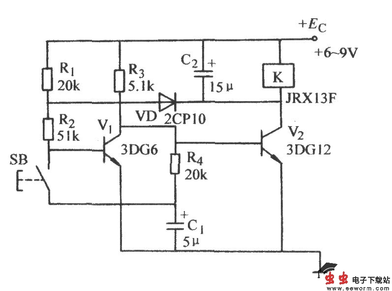 双稳态触动开关电路
