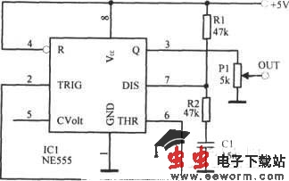 1kHz方波信号振荡器