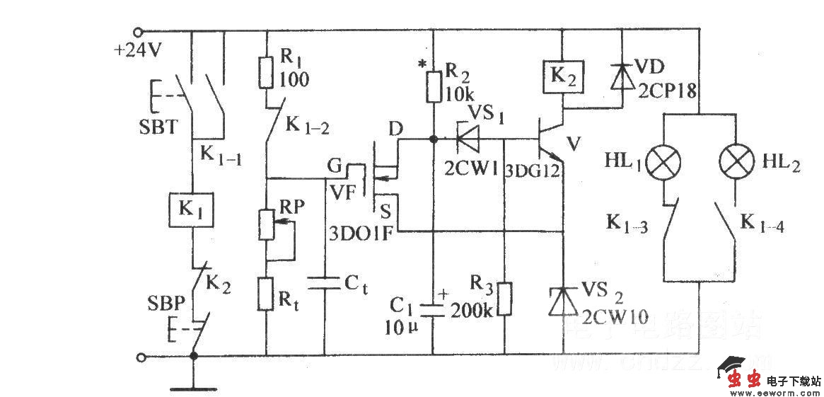 绝缘栅场效应晶体管&ldquo;放电式&rdquo;长延时电路