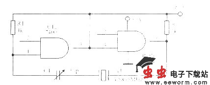 使用TTL电路的4.59MHz振荡器