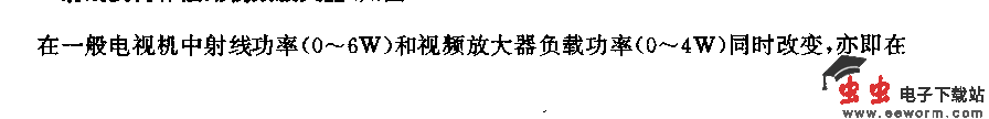 射线负荷补偿用视频放大器电路