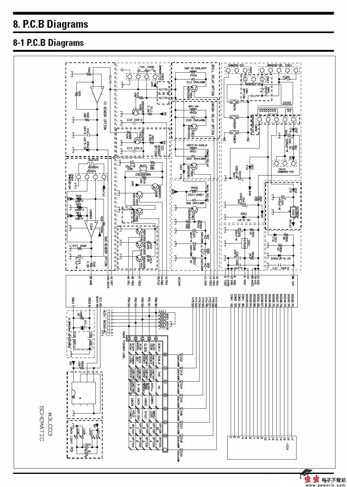SAMSUNG  CME20G微波炉电路