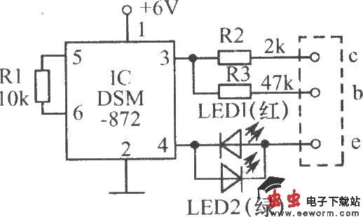 晶体管好坏速测仪电路