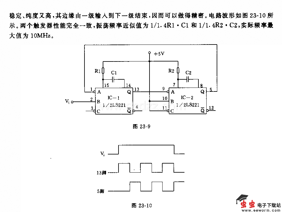 精密闸门式振荡器电路