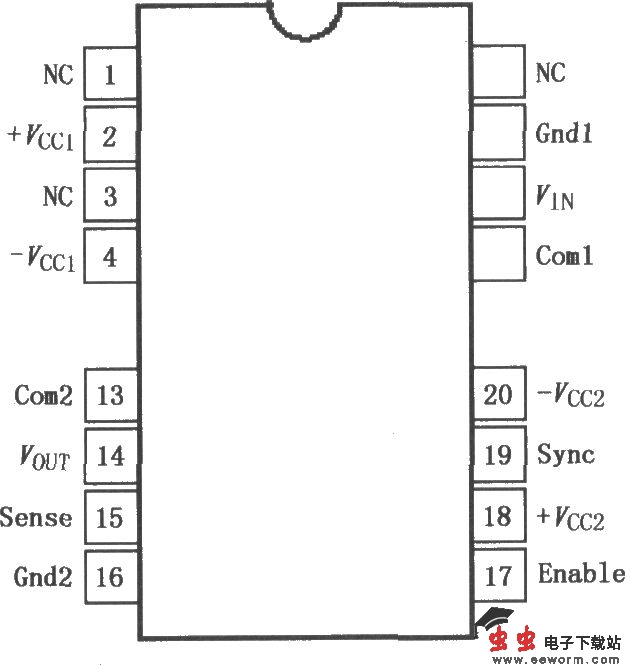 高压内部电源隔离放大器ISO107