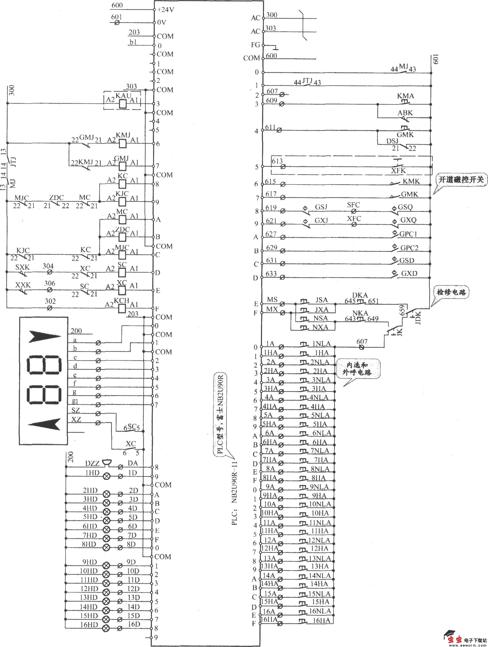沈阳三洋交流双速电梯控制柜