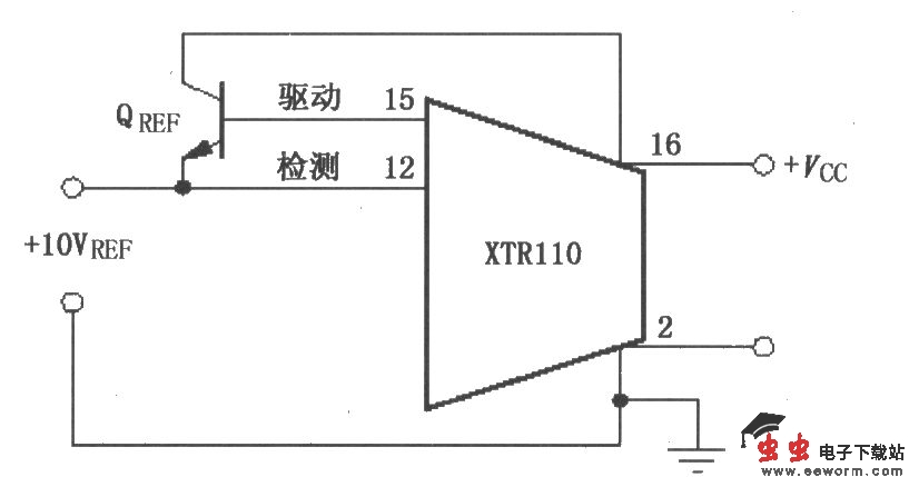 XTR110扩大驱动电流电路