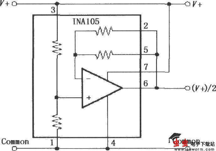 INA105虚地产生电路