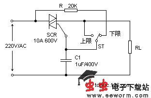 简单实用的恒温控制器电路