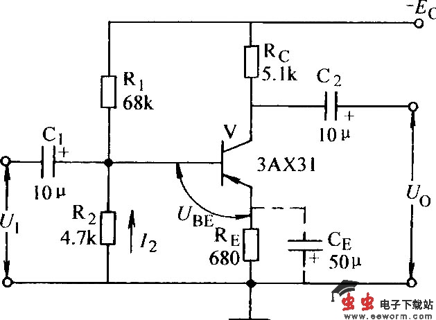 分压式电流负反馈偏置电路