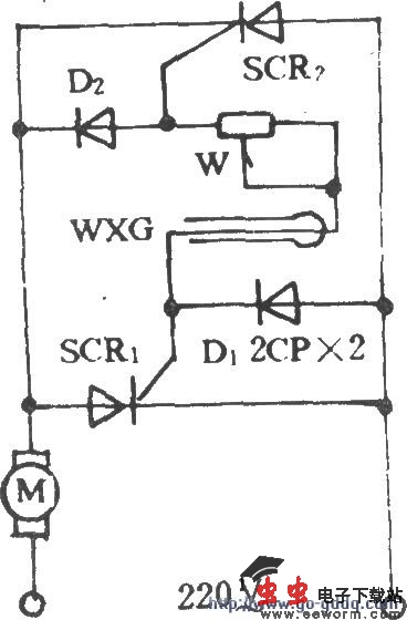 电风扇温控调速电路(一)