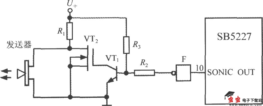 智能化超声波测距专用集成电路SB5227外围电路设计