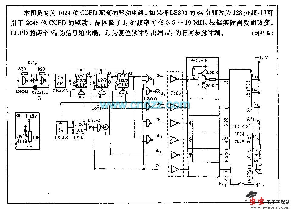 1024位CCPD配套驱动电路