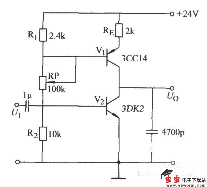 可调恒流源充电的锯齿波电路