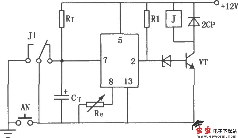 JEC-2组成的限时动作电路