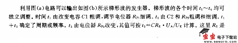 梯形波发生器(如图1．7)电路