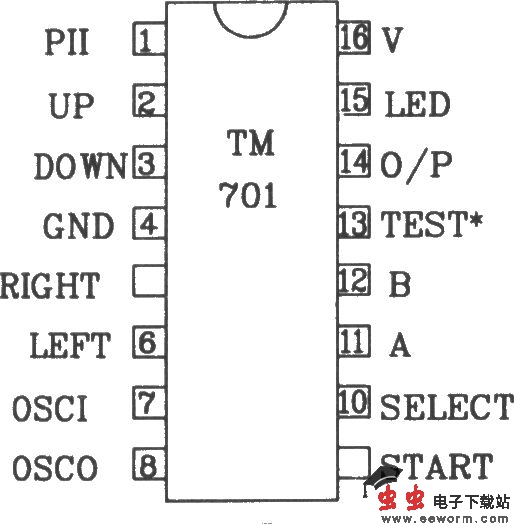 由TM701/TM702构成射频遥控发射、接收电路图