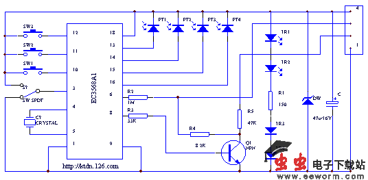 鼠标的电路原理图