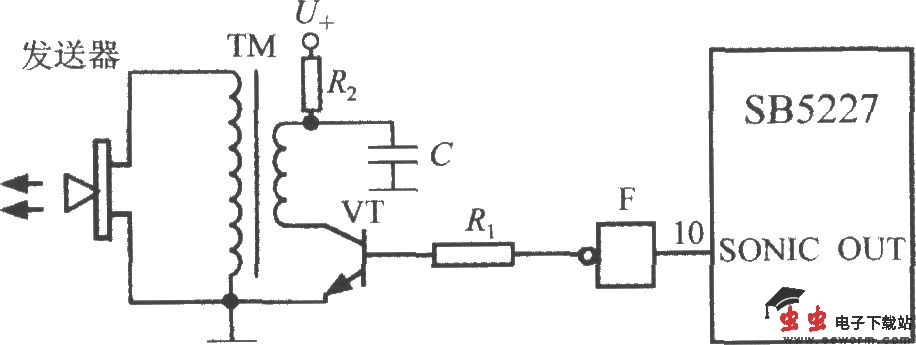 智能化超声波测距专用集成电路SB5227外围电路设计