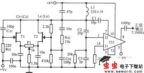 10Hz～10kHz压控振荡器