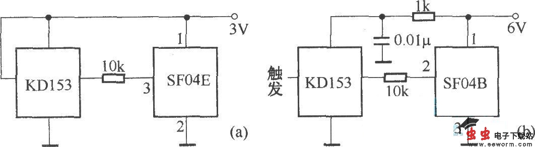 SF04E与SF04B组成的发射电路