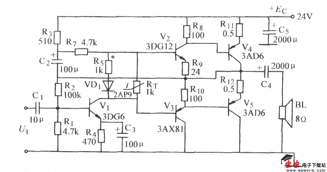 互补对称功率放大电路