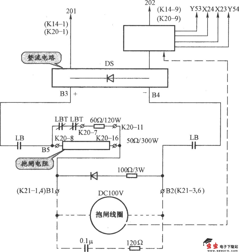 铃木电梯抱闸电路(B)