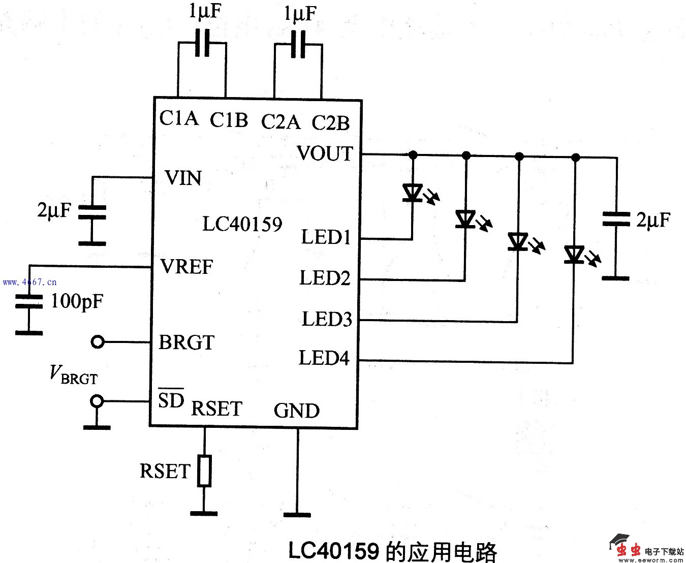 LC40159的应用电路