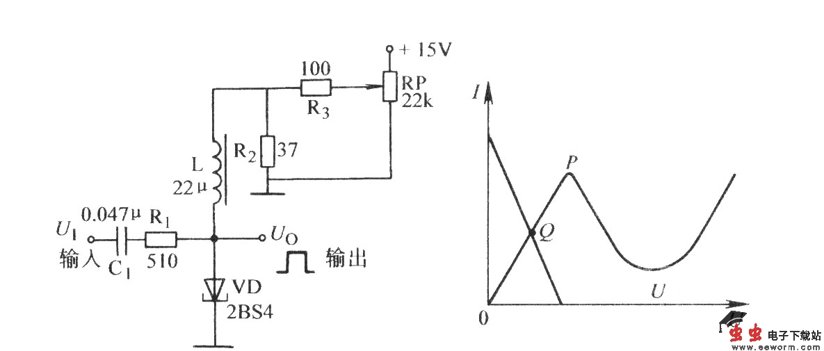 隧道二极管单稳态电路