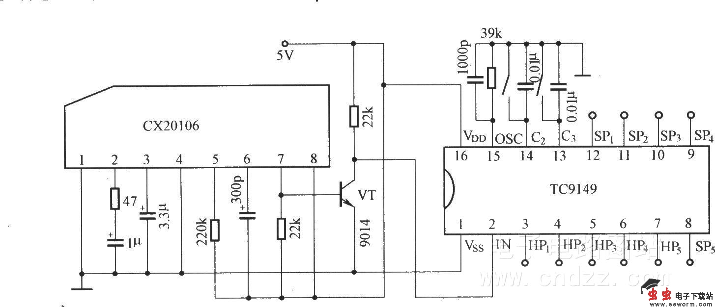 TC9149的应用电路