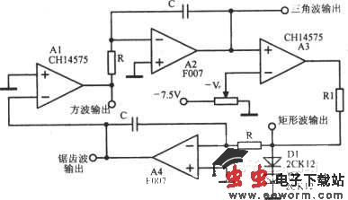 简单的多波形振荡器