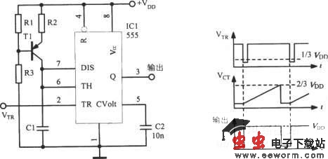 外触发方波一锯齿波振荡器