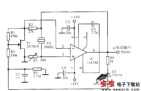 50kHz Meacham(米契阿姆)电桥振荡器