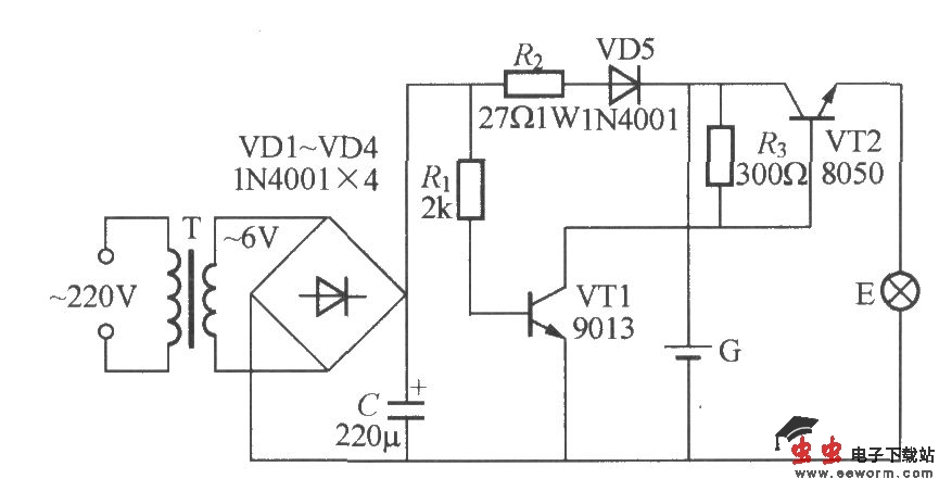 停电应急灯电路(2)