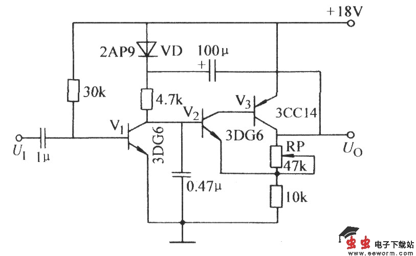 可调锯齿波电路