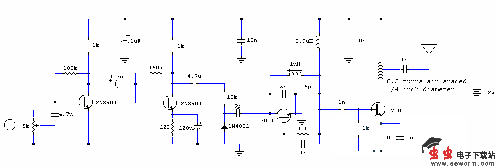 4管发射机原理图