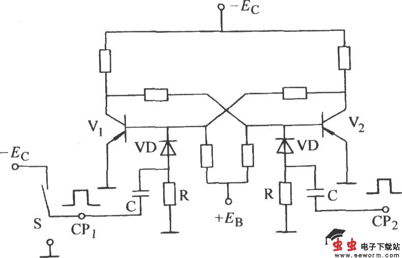 双稳态单边触发电路