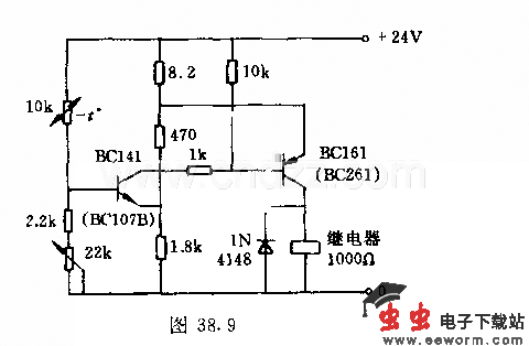 采用互补晶体管的双位温度调节电路