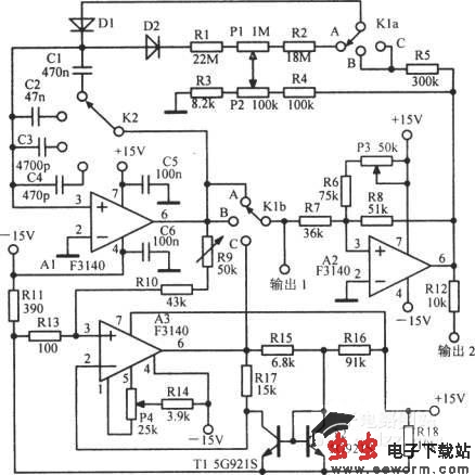 锯齿波一三角波一对数波振荡器