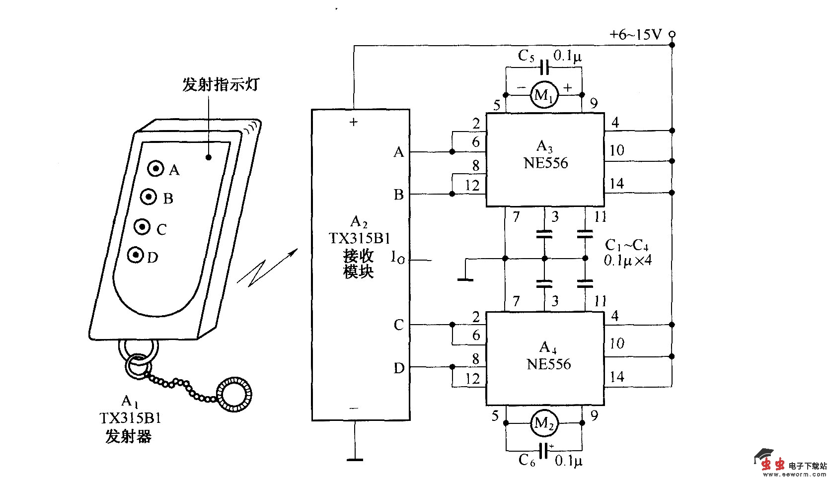 模型车船遥控器