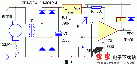 电冰箱风冷节电自控器
