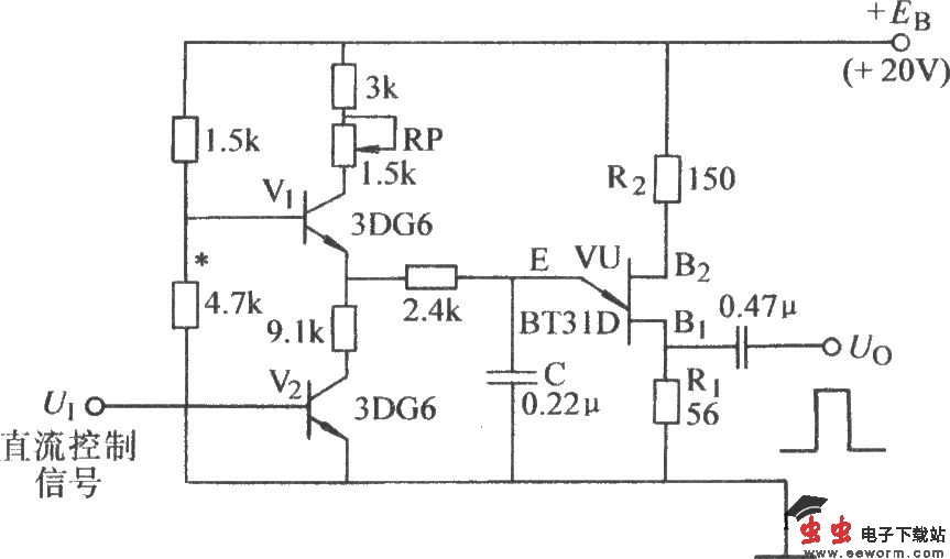 单结晶体管可控脉冲发生器