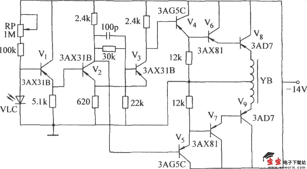 变形的射极耦合双稳态电路