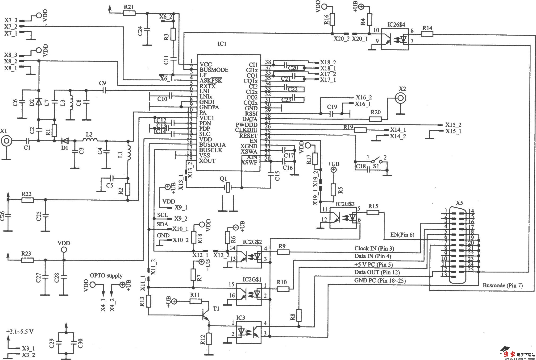 TDA5251 ASK/FSK 315 MHz收发器