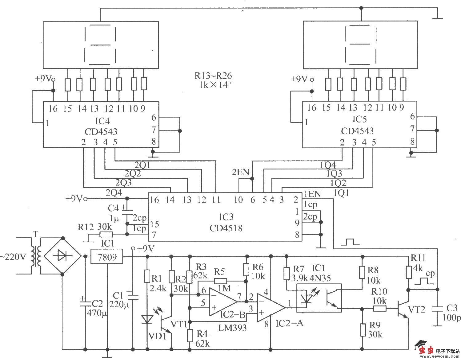 电子计数器电路
