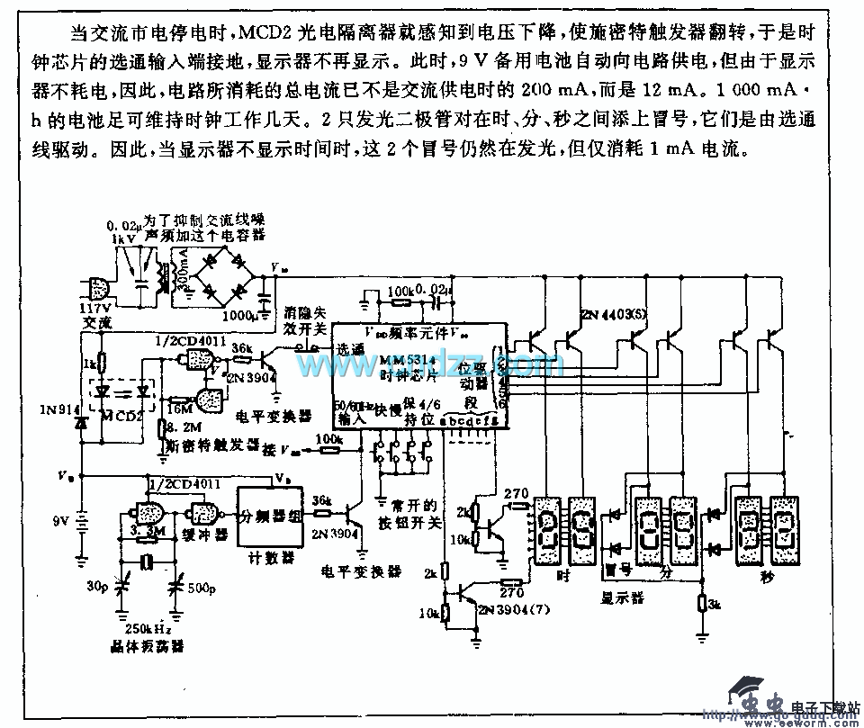 交流／直流时钟电路