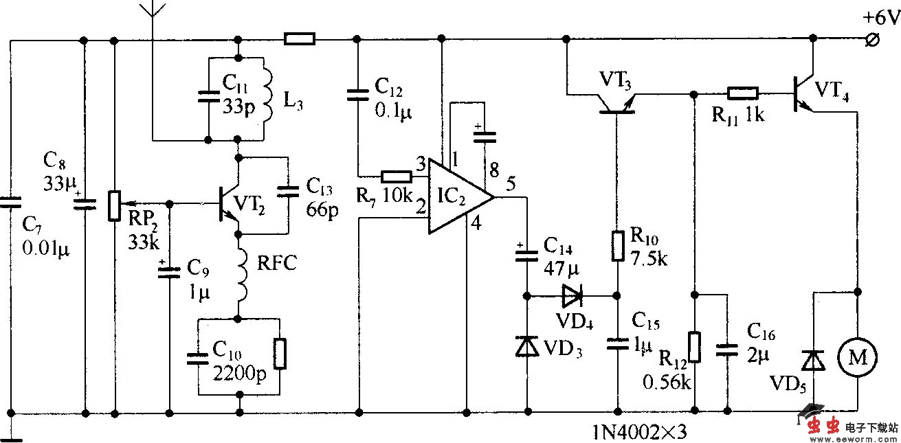 比例电机无线遥控器