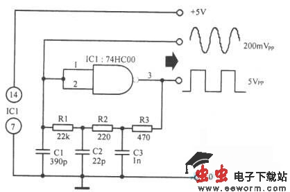 简易方波振荡器