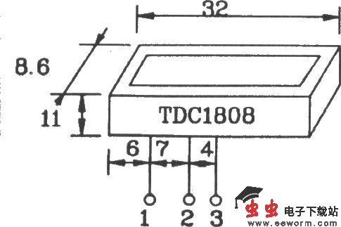 由TDC1808/1809构成射频单、多通道遥控发射、接收电路图