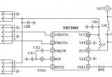 TH72005 FSK/ASK 315 MHz发射器电路图